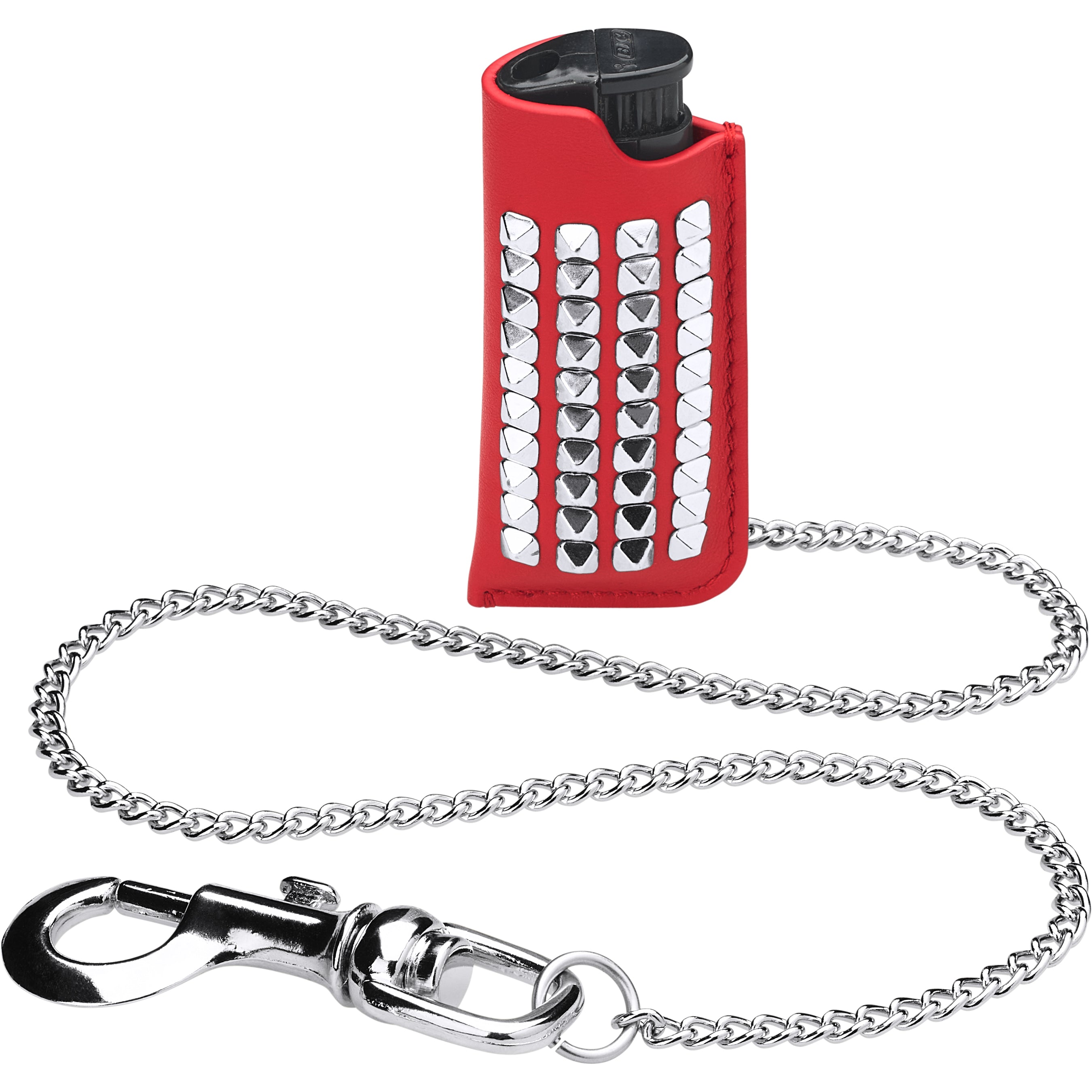 Studded Leather Lighter Holder view 3